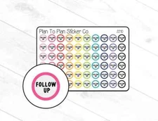2210~~Follow Up Circles Planner Stickers