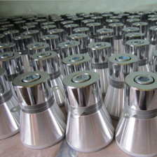 60W 40KHz Aluminum Alloy Ultrasonic Piezoelectric Transducer Cleaner Silvery