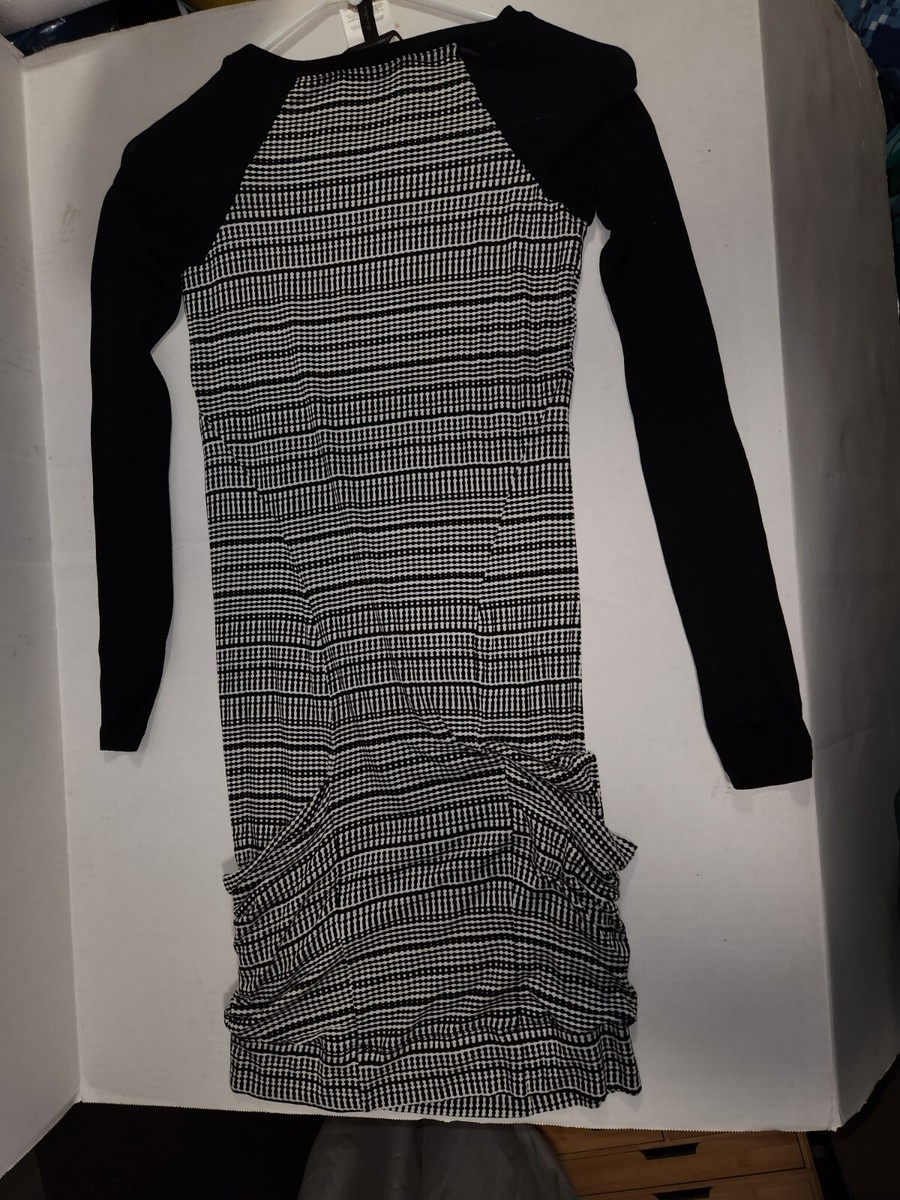 bcbg black and white cocktail dress BCBG Max Azria Women's Size 2 Black White Strapless Color Block Cocktail Dress