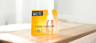   Well Hâle naturel clair  Taille 1    Collants voile léger 17 D ceinture libe