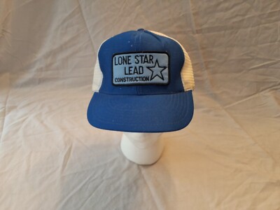 Koza s Custom Cap Lone Star Lead Construction Trucker Mesh SnapBack Hat Texas