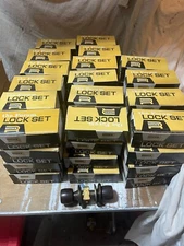 30 sets of Rosewood door knob lock sets by Russwin 