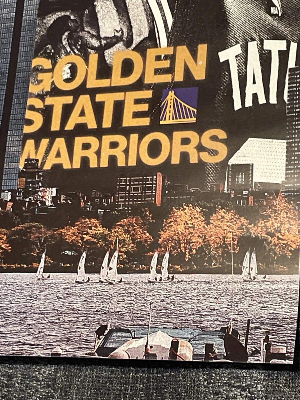 Boston Celtics vs Warriors Game Day Poster