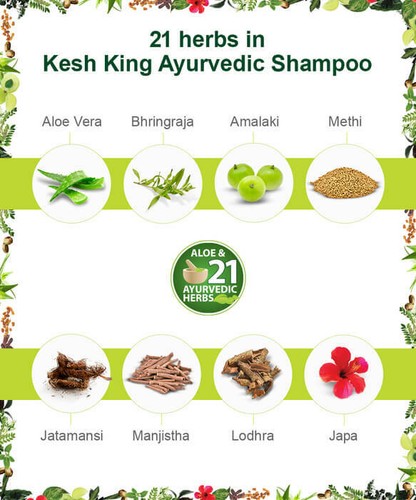 Emami Kesh King Ayurveda Aloe Vera Herbal Shampoo Anti-Hair fall -30ML-mini Size - Picture 8 of 9