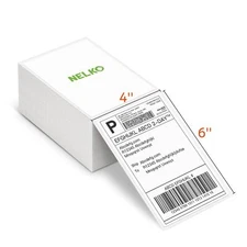 Nelko 4x6 Thermal Labels Compatible with PL70E Ultra Strong Adhesive 500 Pack