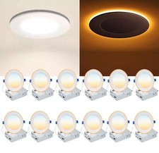 4 Inch 6 Inch 5CCT Dimmable Canless LED Recessed Ceiling Light with Night Light