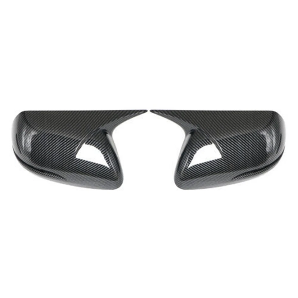 Carbon Fiber Look Rear View Side Mirror Cover Caps For Honda Civic 9th 2012-2015 Foto 4 de 4