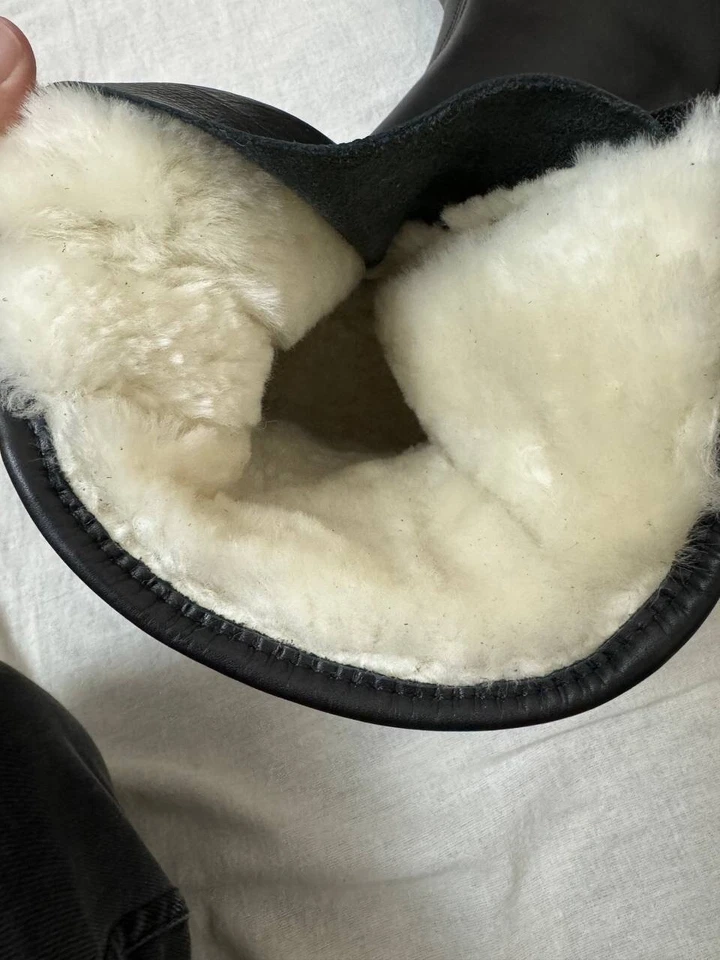 Muslim Leather Ankle Socks, Cow Skin, Sheep Wool ,Handmade, Limited Edition - Image 2 of 4