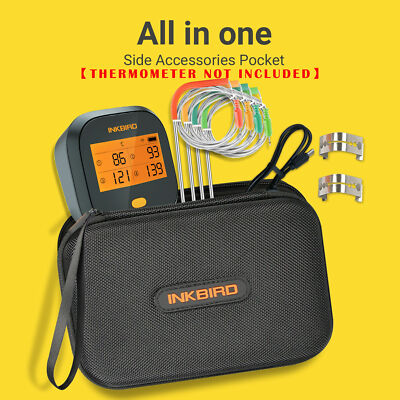 Durable Portable Case Grilling Meat Thermometer Inkbird BBQ 4XS 6XS 2X IRF 4S