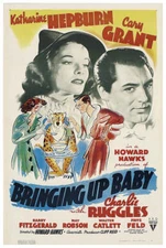 Bringing Up Baby 1938 - Cary Grant - US - Classic Movie Poster