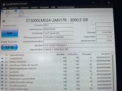 Seagate Barracuda 3TB ST3000LM024 2.5''