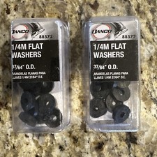 Danco 88572 1/4M Flat Washers 37/64 2 Pks Of 10. 20 Pieces. FREE SHIPPING.