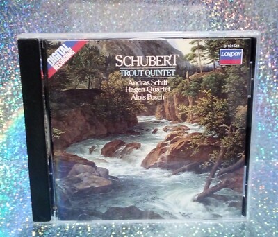 (2-1044) ''SCHUBERT: 'THE TROUT' PIANO QUINTET'' CD / PRE-HEARD / 1984 / CLASSICAL