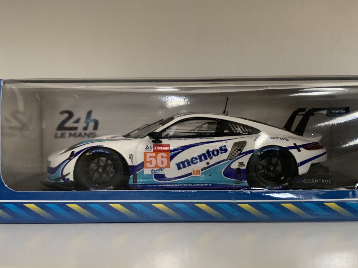 Miniature Porsche 911 RSR #56 - Le Mans 2020 (4e GTE AM) - Spark 1/43 Neuve