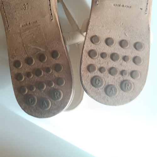 Sandali Car Shoe bianchi mis 37 - Foto 9 di 12