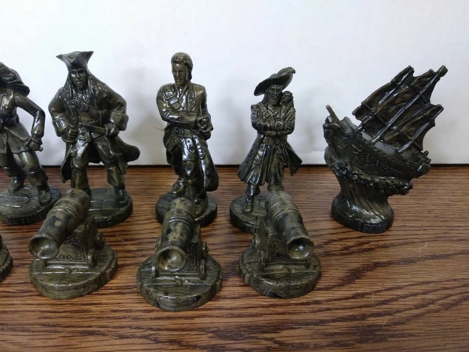 Piratas del Caribe en el fin del mundo piezas de ajedrez de repuesto verde 15 D&D Foto 3 de 4