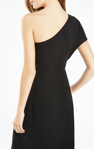 NEU BCBG MAXAZRIA BLACK DESERAE ONE-SHOULDER JUMPSUIT LMQ9D185/L580A GR. S - Bild 5 von 6