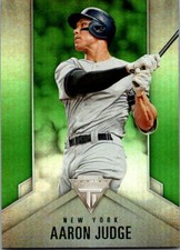  2020 Panini Titanium Green #4 Aaron Judge