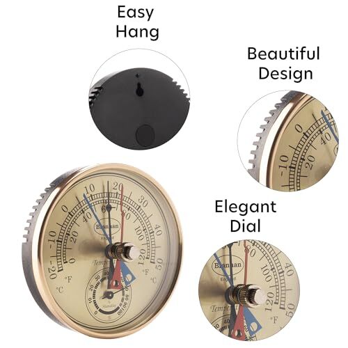 Max Min Thermometer and Hygrometer - Ideal Greenhouse Thermometer and ...