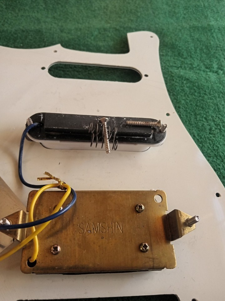 Electric Guitar Pickups Pickguard And Knobs eBay