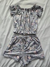 Girls Size 10 2-piece Floral Simmer Outfit