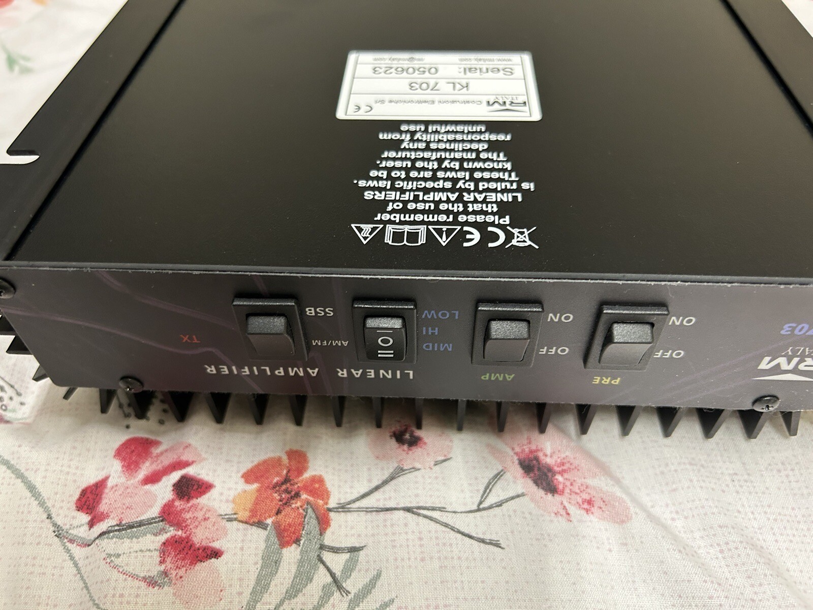 RM KL 703 Linear Amplifier eBay