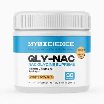 MYOXCIENCE NAC Glycine Supreme | N-Acetyl-L-Cysteine, 4.44 Ounce (Pack of 1) 