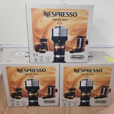 Nespresso Vertuo Next Deluxe Coffee And Espresso Maker By Breville Chrome NEW