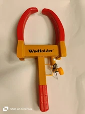 WinHolder Universal Heavy Duty 3 Key Lock Car Trailer Security Wheel Clamp Steel