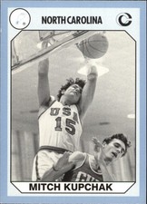 1990-91 North Carolina Collegiate Collection #108 Mitch Kupchak - NM-MT