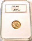 1926 Indian Quarter Eagle — photo from another recent sale
