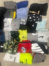 HUGE LOT OF NAME BRAND BOYS CLOTHING AGES 9-13
