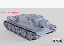 3D Printed 1/72/48/87 Soviet Su  122 Tank model Unpainted