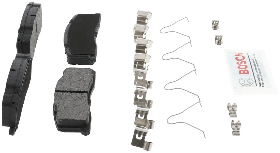 Juego de pastillas de freno de disco - pastillas de freno de cerámica azul con herrajes para Toyota Previa 1991 Foto 3 de 4