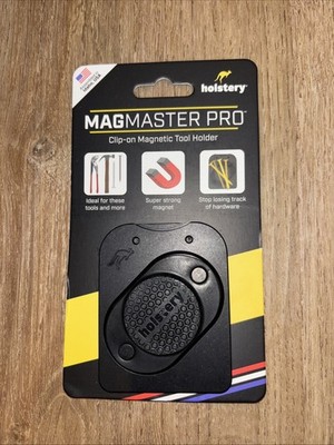 Holstery MagMaster Magnetic Tool & Hardware Holder - Strong Clip-On Belt Magnet