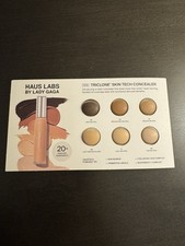 Haus Labs by Lady Gaga Triclone Skin Tech Concealor 6 Sample Card NEW