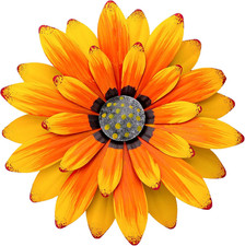 Sunflower Metal Flowers Wall Decor Metal Wall Art Decorations Hanging for Indoor