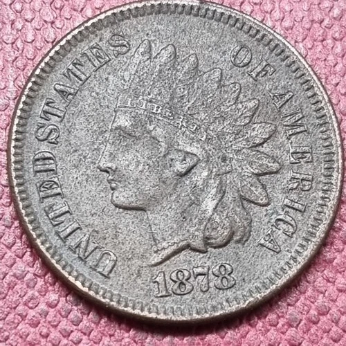 1878 Indian Head Cent 1c Better Grade XF Details #94716