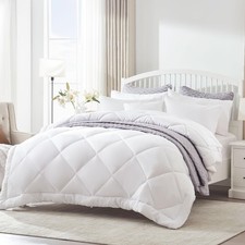 Queen Comforter Duvet Insert, Down Alternative Reversible Comforter, Lightwei...