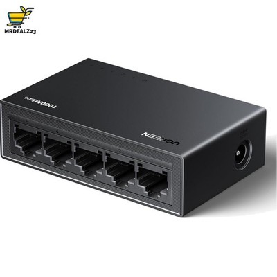 Ugreen 5-Port Gigabit LAN Switch mit automatischer Geschwindigkeitsanpassung