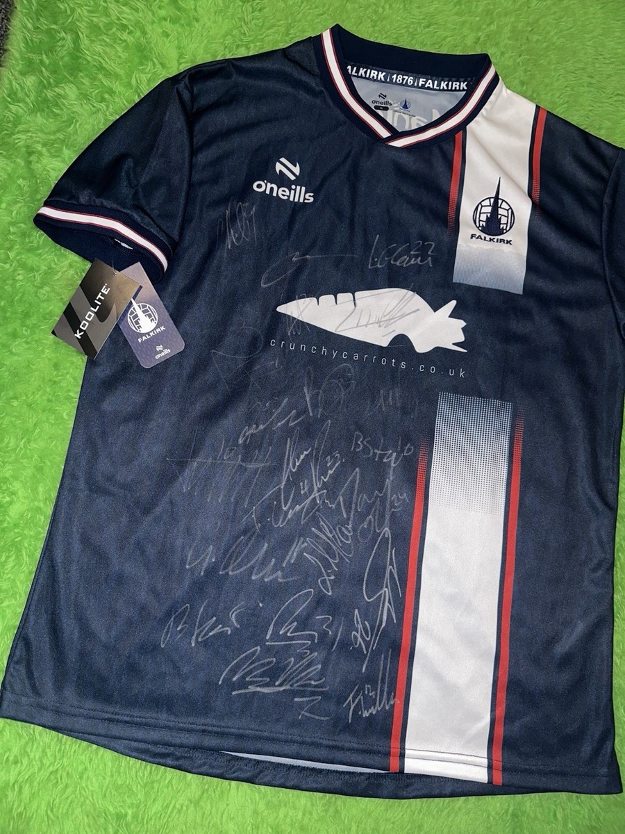 Falkirk FC 2024-25 squad signed shirt with COA Proof