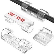 Cable Clips Self-Adhesive Tie Cord Management Wire Holder Organizer Clamp