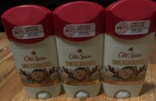 LOT OF 3-Old Spice SNICKERDUDEL Antiperspirant Deodorant Limited Edition 2.6oz