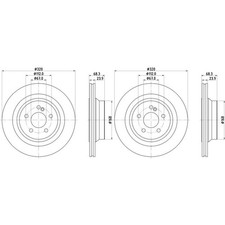 Disque de frein Mercedes 320