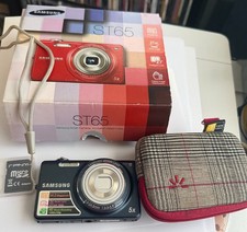 SAMSUNG ST65 Dk Blue Digital Camera 14.2 MP EXCELLENT IN BOX w/Case  Box 5X