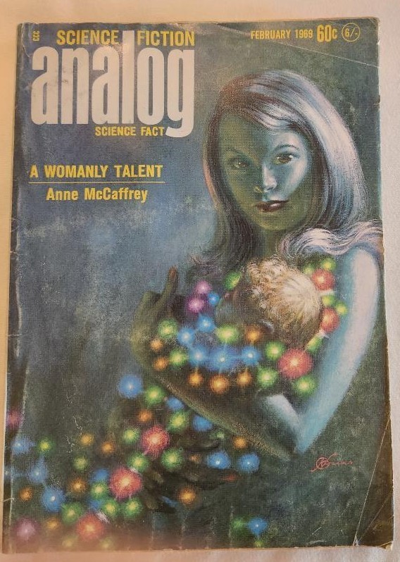 analog science fiction magazine, Feb 1969: includes Anne McCaffrey