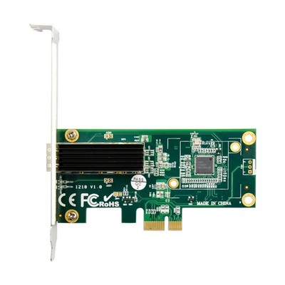 PCIe x1 I210-F1 SFP LC Fiber Gigabit Card Server Ethernet Adapter Controller