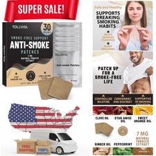 Anti-Smoke Herbal Patches 7 mg Quit Smoking Patches to Help Reduce Cravings...