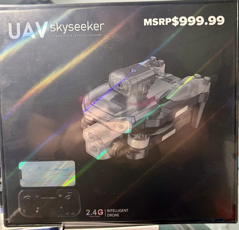 NEW DMES L4+ Skyseeker Drone w/ 4K HD Camera - GPS & FPV Aerial Quadcopter - P19 - Image 2 of 3