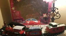 1986 Limited Edition Holiday Time Express Train Sat Missing 3 Pieces Of Track